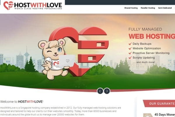 HostWithLove Reseller Web Hosting Plans