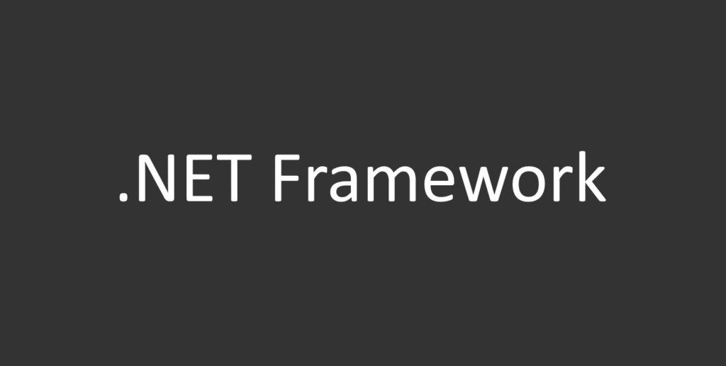 Dot Net Framework for Projects