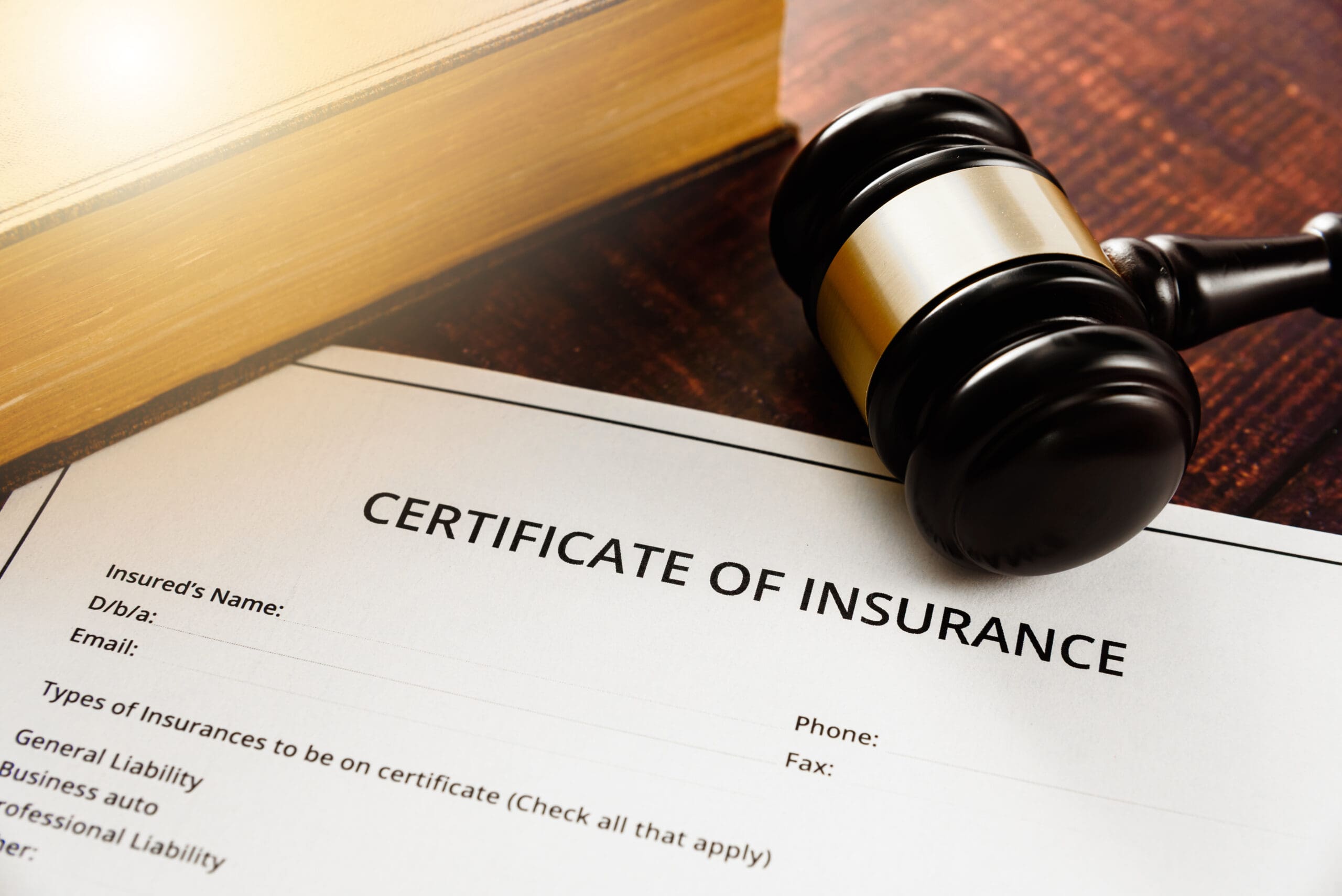 Certificate of Insurance