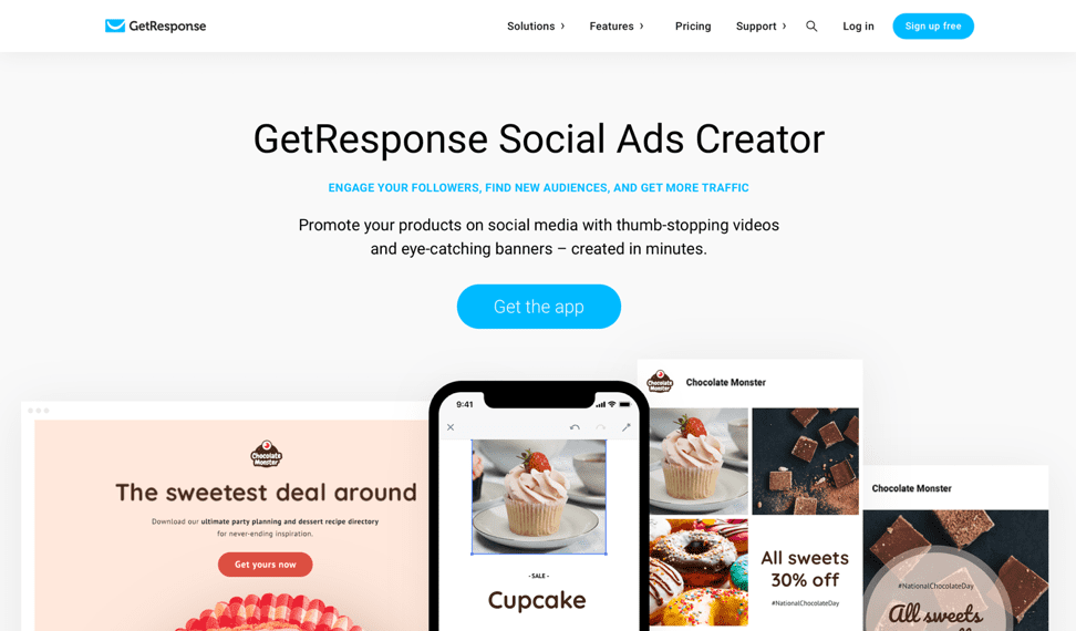 Getresponse Social Ads Creator Tool